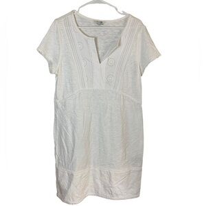 Boden Lace Cotton Midi Dress Size Medium (10L) .